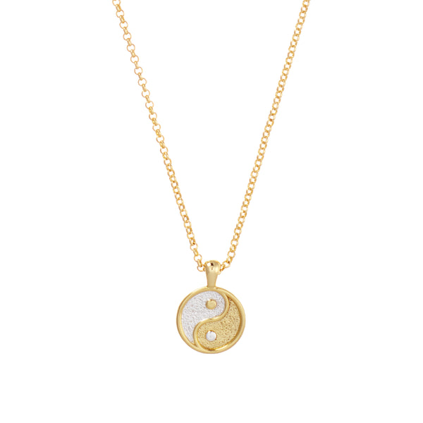 Talis Chains Yin Yang Pendant Necklace DUO