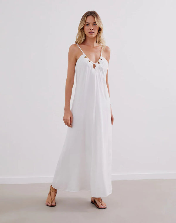 Vix Zima Long Cover Up in Off White