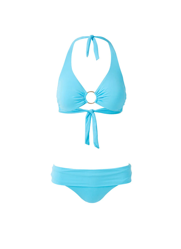 Melissa Odabash Brussels Turquoise Bikini Set