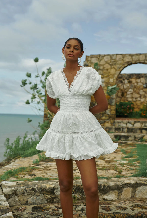 Waimari Palomas Dress White