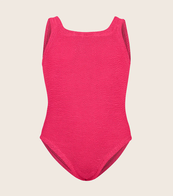 HunzaG Baby (Girl aged 2-5) Classic One Piece in Hot Pink