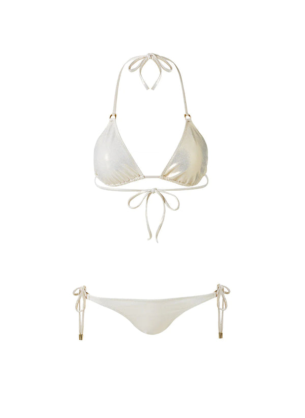 Melissa Odabash Key West Gold Bikini Set
