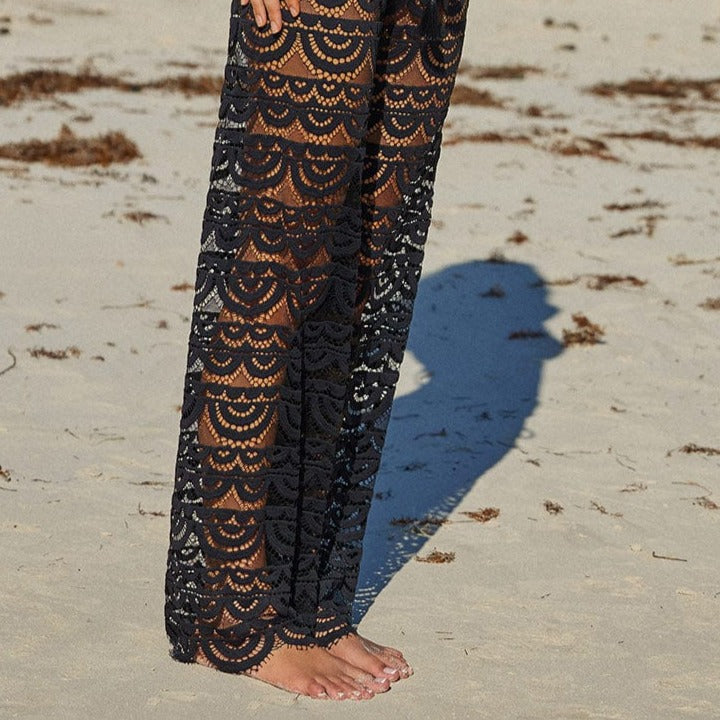 PQ Swim Exclusive Midnight High Waist Lace Pants