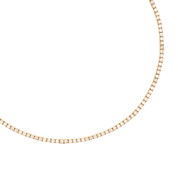 Talis Chains Tennis Choker Gold