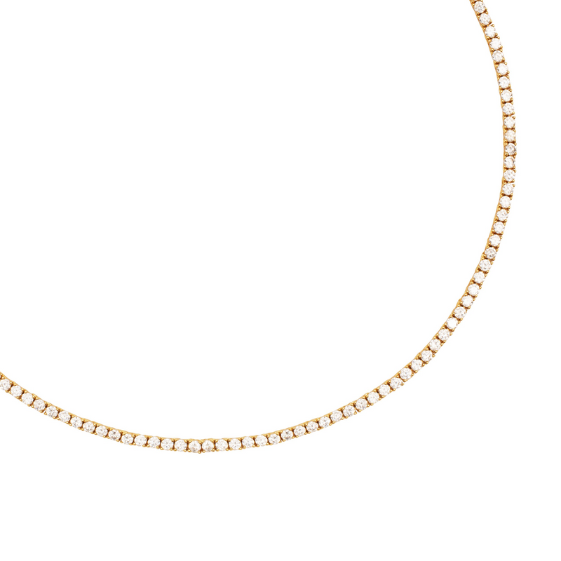 Talis Chains Tennis Choker Gold