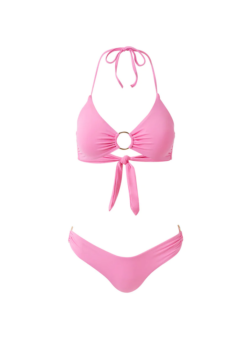 Melissa Odabash Hamburg Bikini Set in Pink