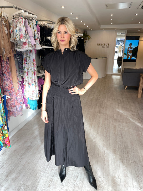 Muche & Muchette Nini Maxi Skirt in Black