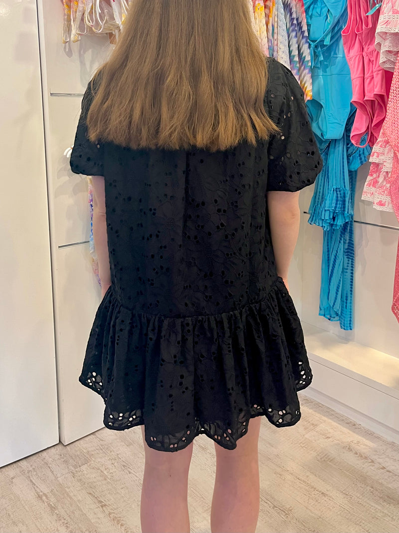 Waimari Eterno Mini Dress in Black