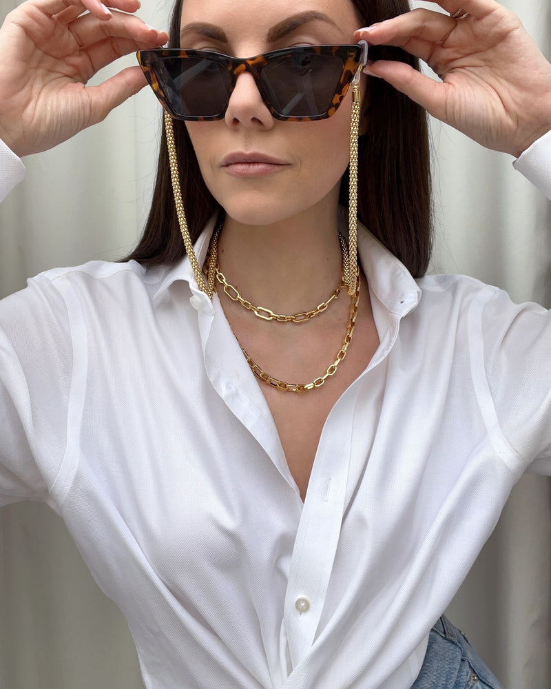 Talis Chains Paris Gold Glasses Chain