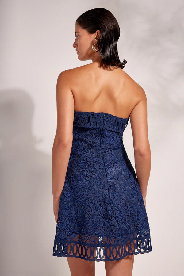 Waimari Anika Navy Mini Dress