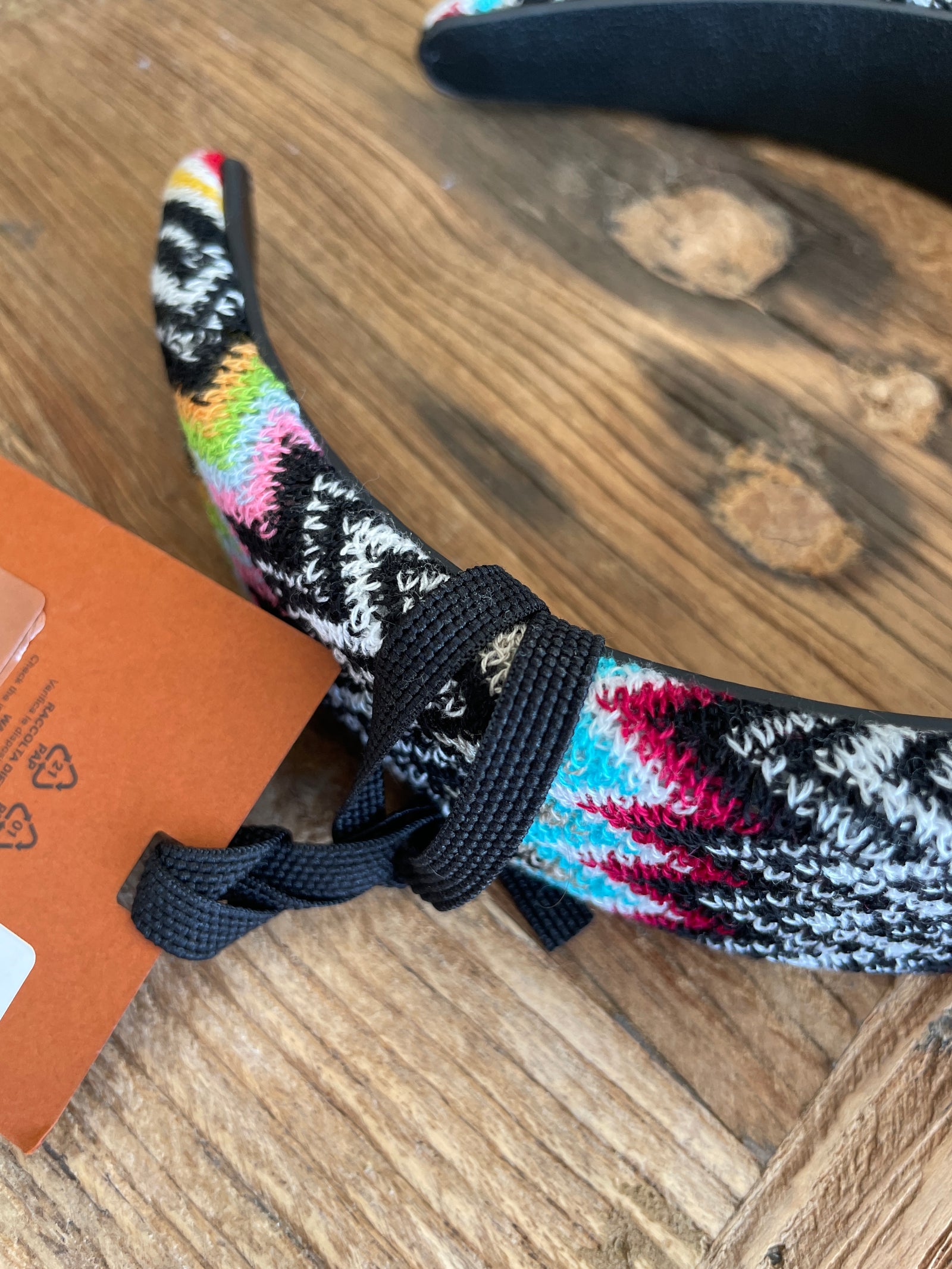 Missoni pattern inspired headband Missoni HEADBAND UNISEX - Hair styling accessory - colourful  main image 2