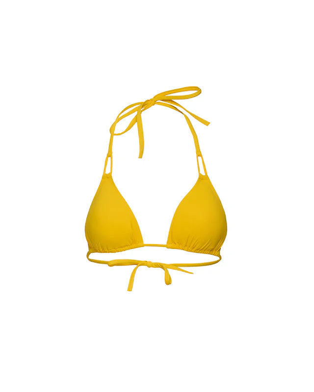 Tatiane De Freitas Mick Jagger Triangle Bikini Set in Soleil