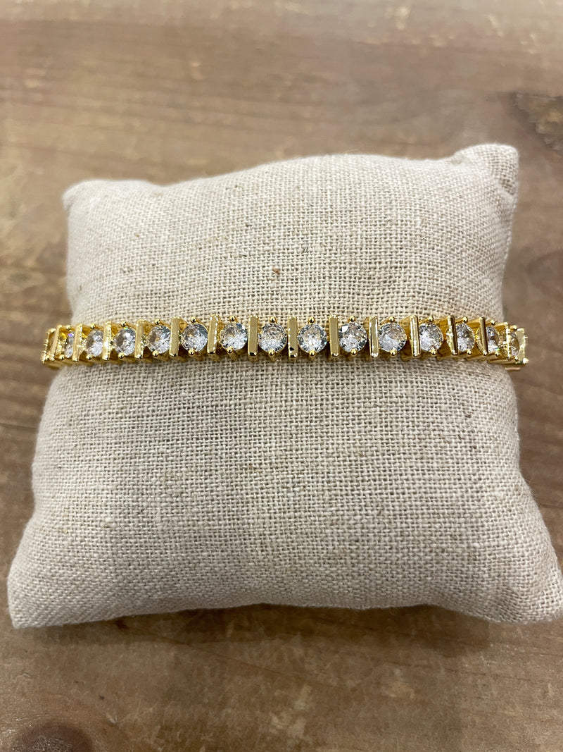 Talis Chains Ridge Tennis Bracelet - Straight