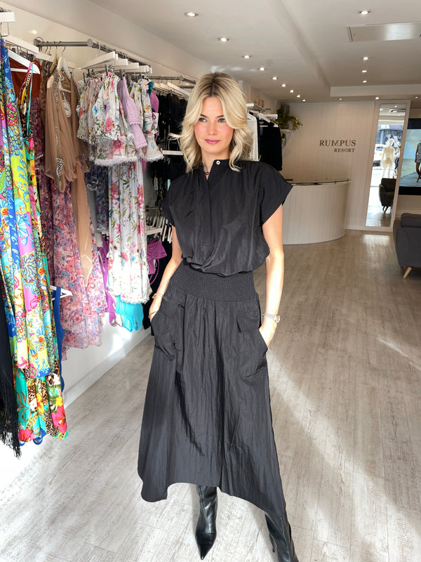 Muche & Muchette Nini Maxi Skirt in Black