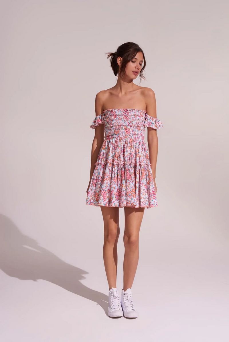 Poupette St Barth Aurora Mini Dress - Pink