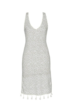 La Blanca Sunshine 79 White Sequin Coverup