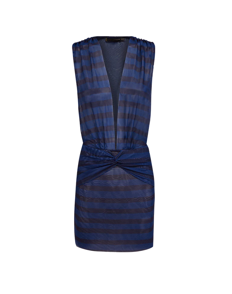 Vix Cindy Short Cover Up in Harmonie Stripe