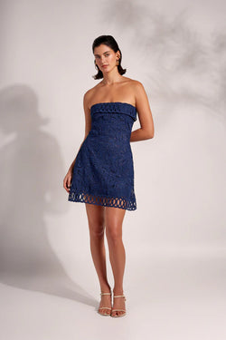 Waimari Anika Navy Mini Dress
