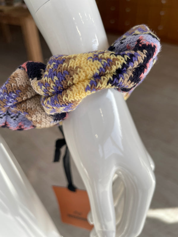 Missoni Scrunchie in Lilac and Lemon