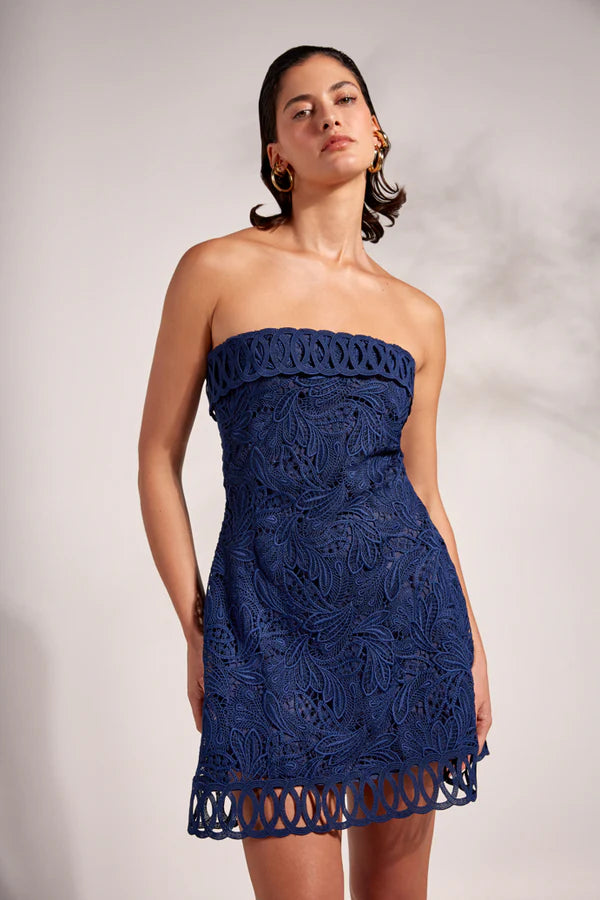 Waimari Anika Navy Mini Dress