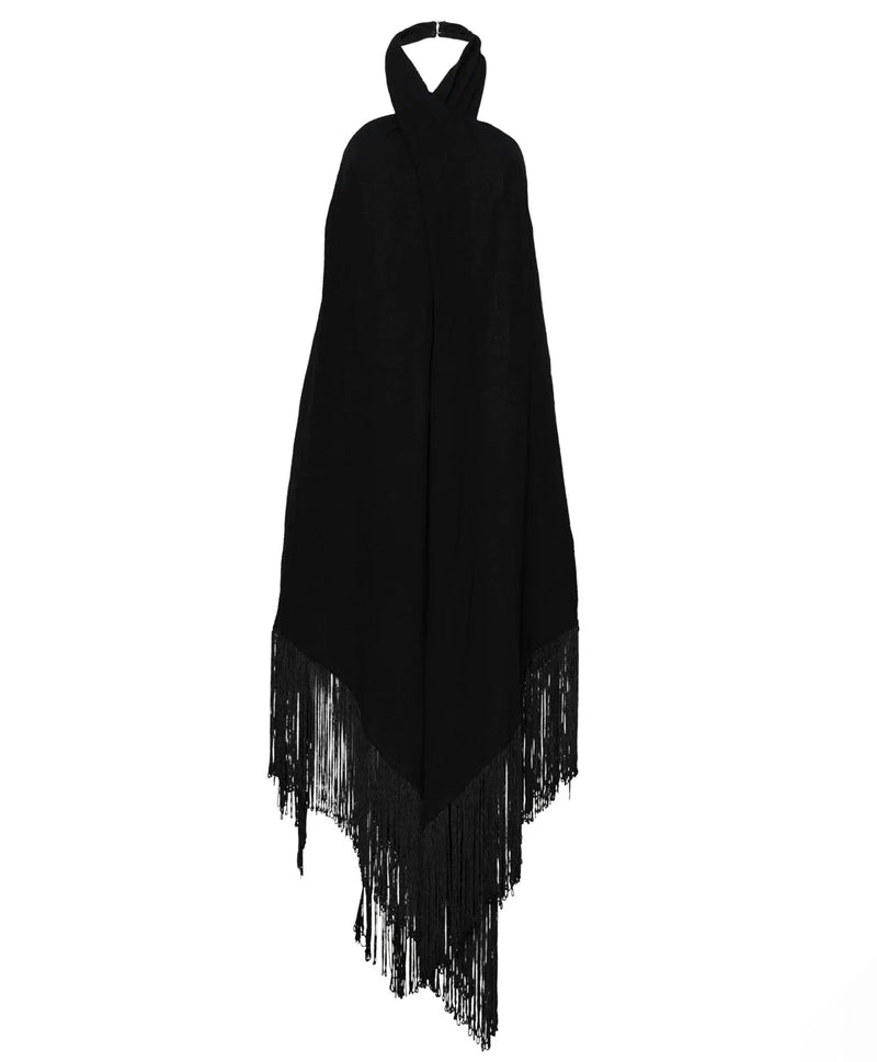 PQ Kate Fringe Dress Black