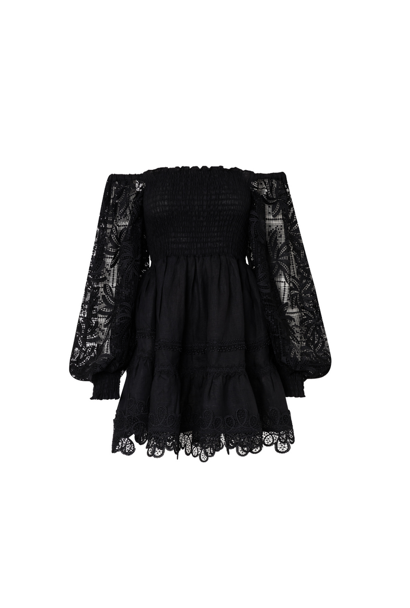 Waimari Ancora Dress Black