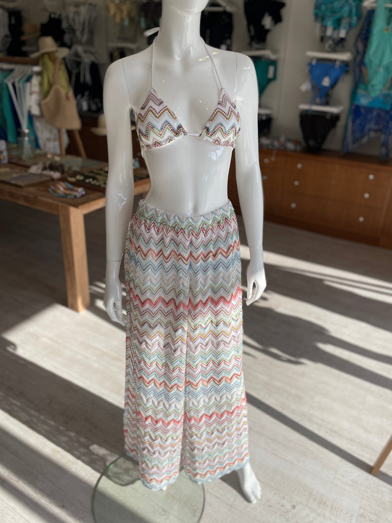 Missoni Trousers in Zig Zag Lame