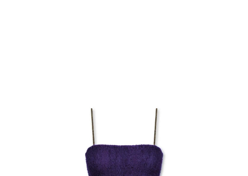 Hansine Gaia Dress in African Peacock Print in Midnight