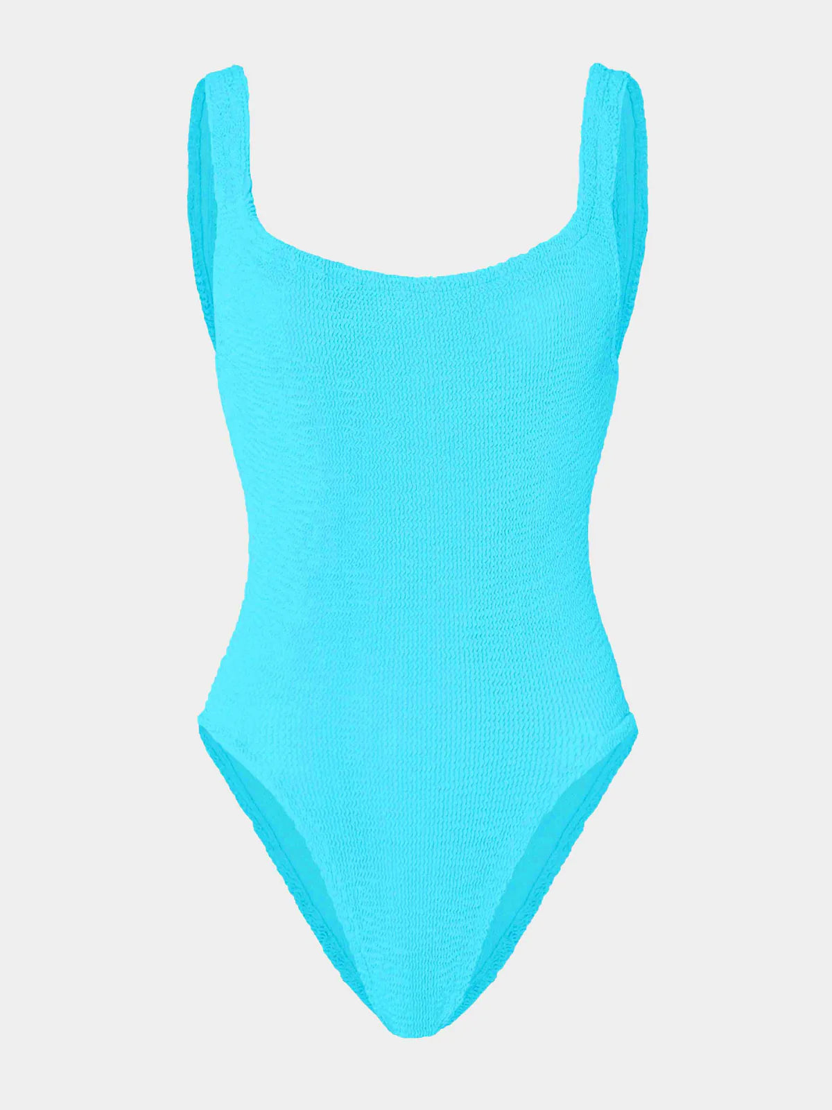 HunzaG Square Neck One Piece in Aqua