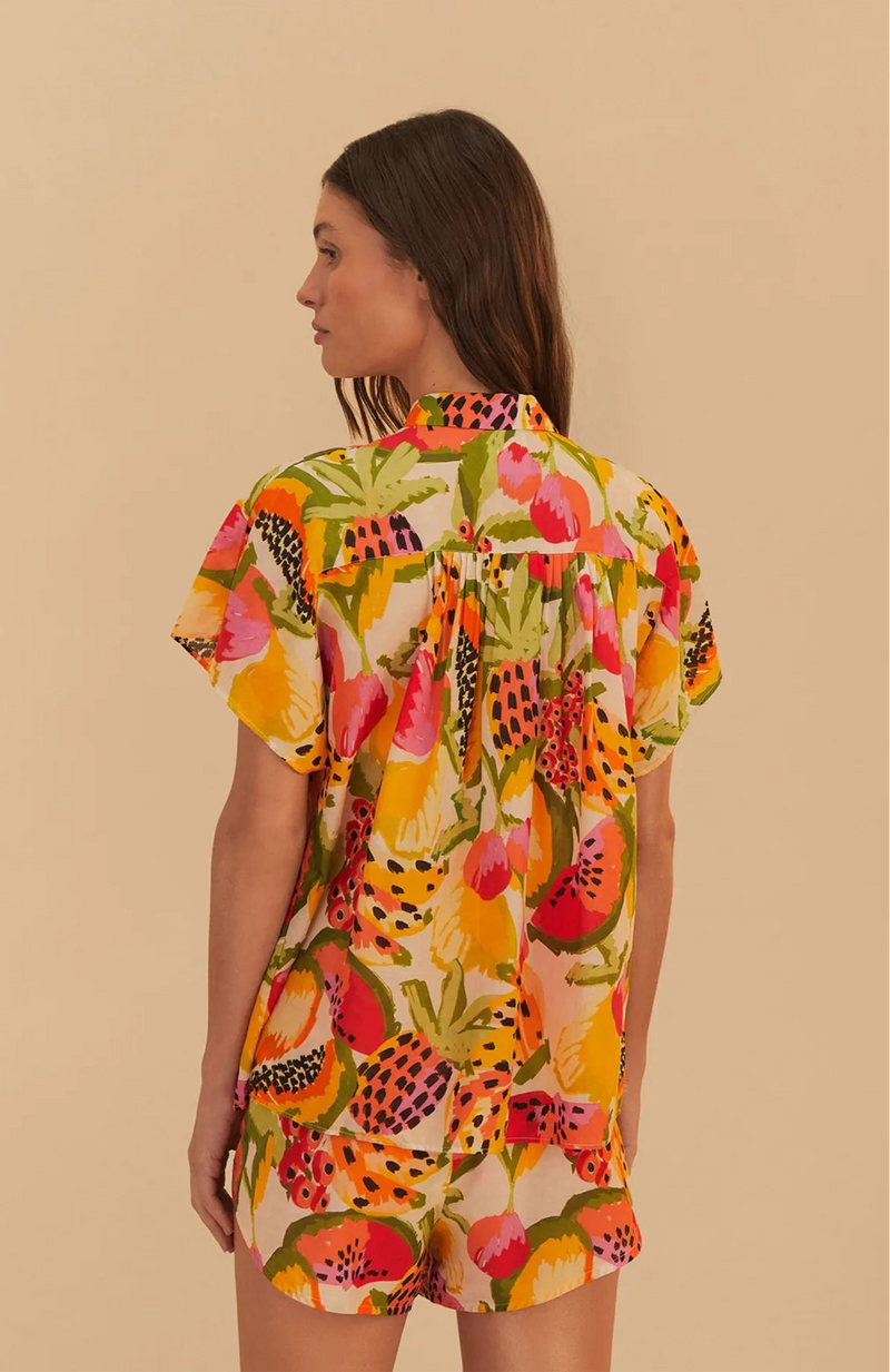 Farm Rio Fruits Paradise Beach Shirt