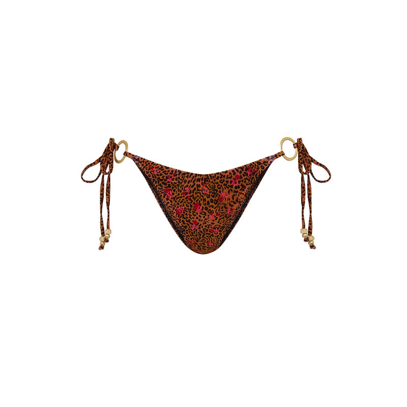Kulani Kinis Wild Rose Ring Halter & Tie Side 2 Piece Set