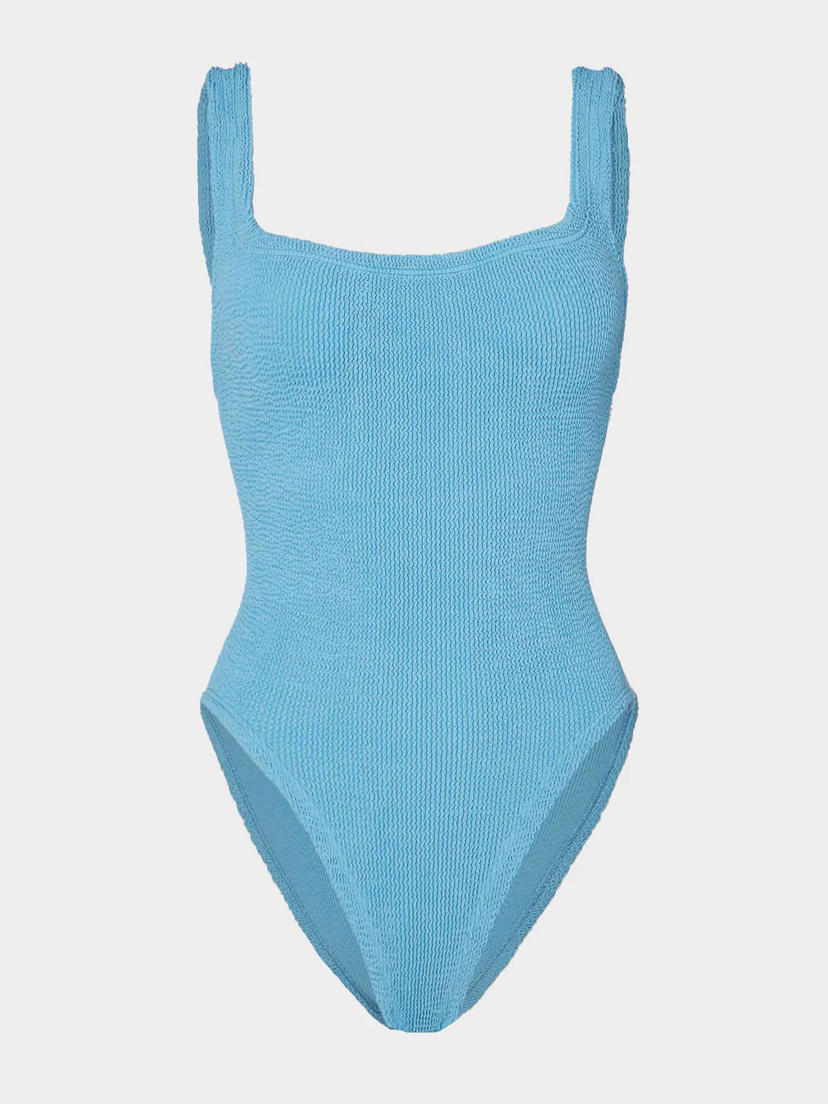 HunzaG Square Neck One Piece in Sky Blue