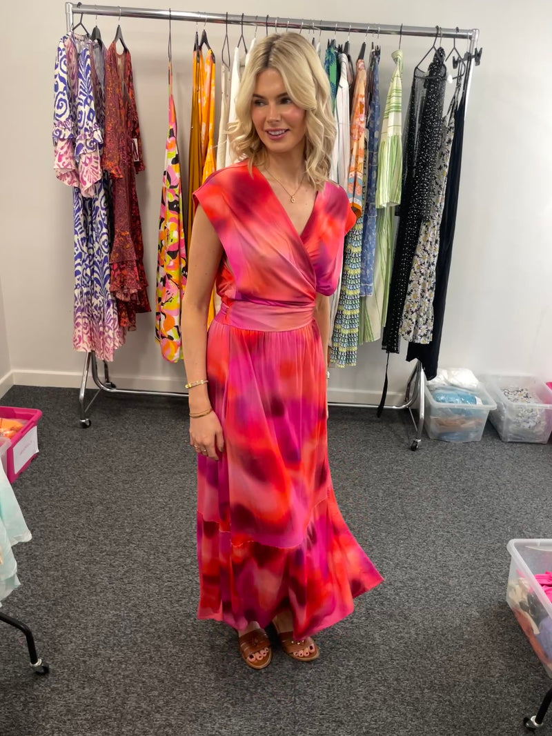 Tatiane De Freitas Sienna Maxi Wrap Dress