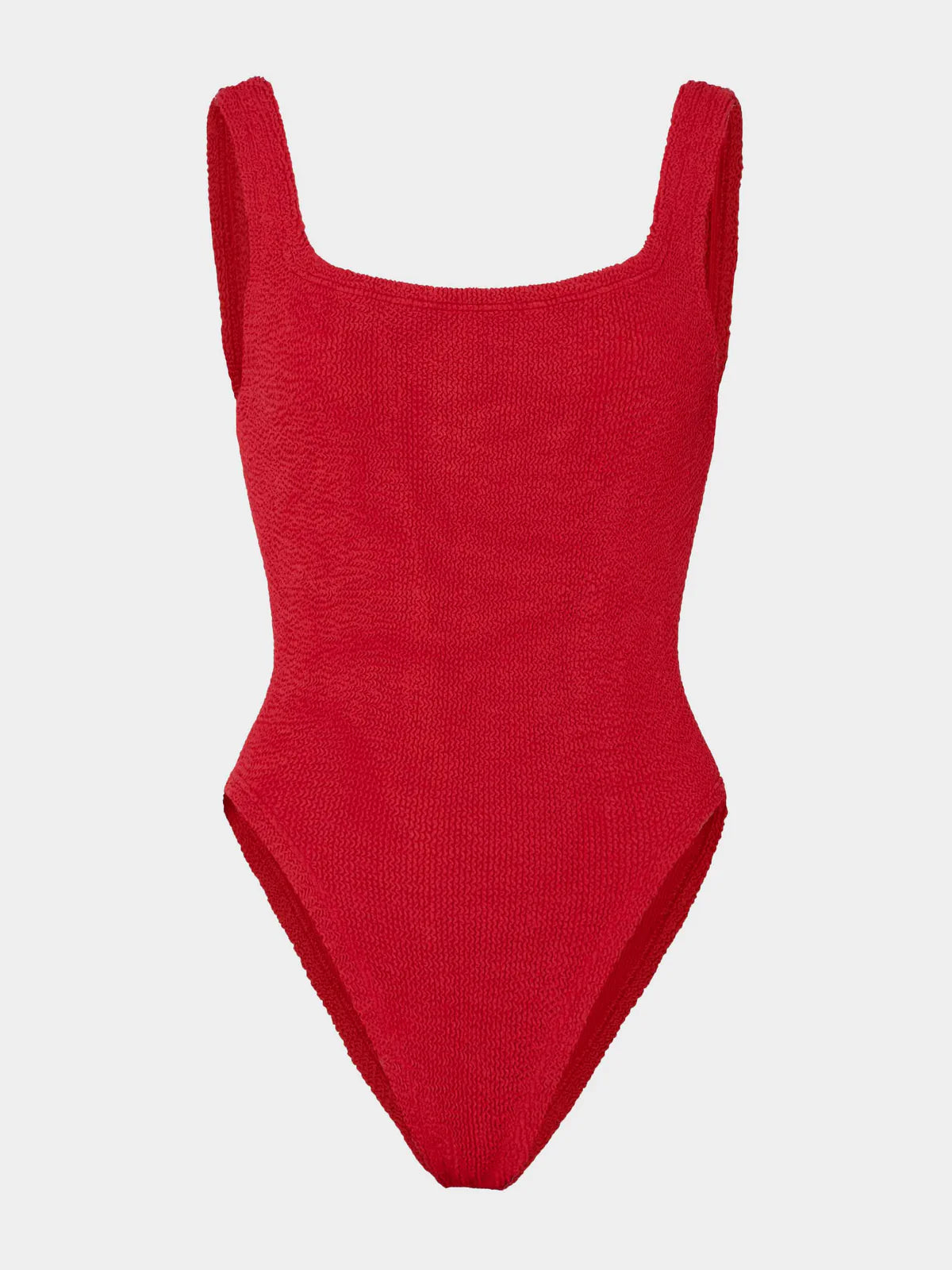 HunzaG Square Neck One Piece in Red