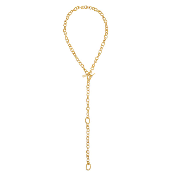 Talis Chains Twist Chain Lariat Necklace