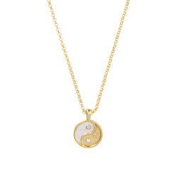 Talis Chains Yin Yang Pendant Necklace DUO