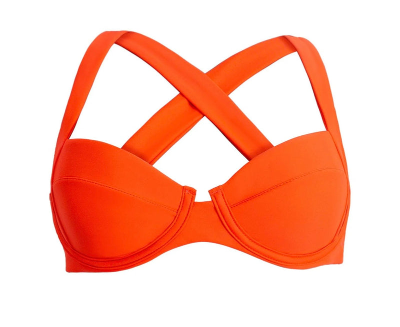 PQ Swim Perla Omni Neon Coral Bikini Set