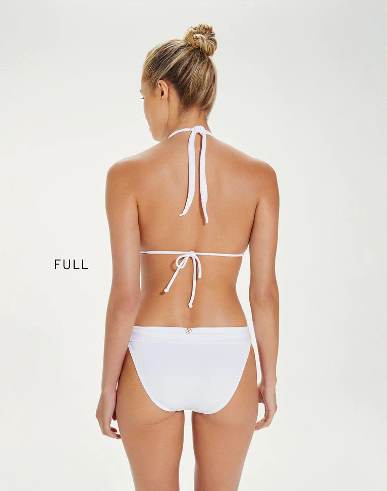 Vix Bia Bikini Set in White (full bottom)
