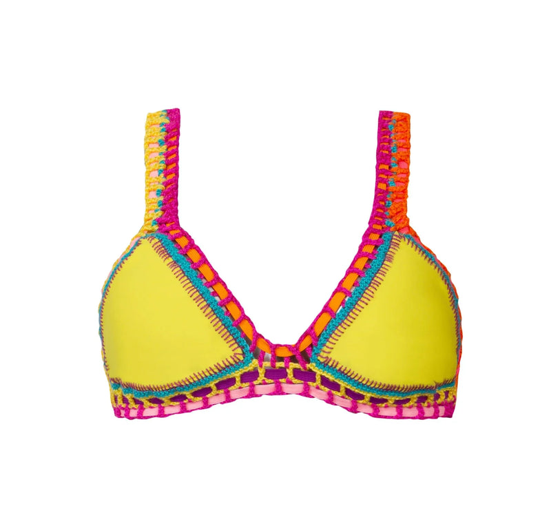 Ferrarini by PQ Swim Dandelion Crochet Bikini Set
