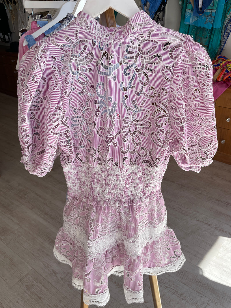 Waimari Marion Mini Dress Pink