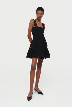 Waimari Leah Mini Dress in Black
