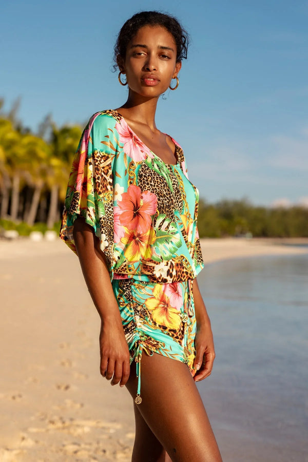 Luli Fama South Beach Dress in Visions of Paradise