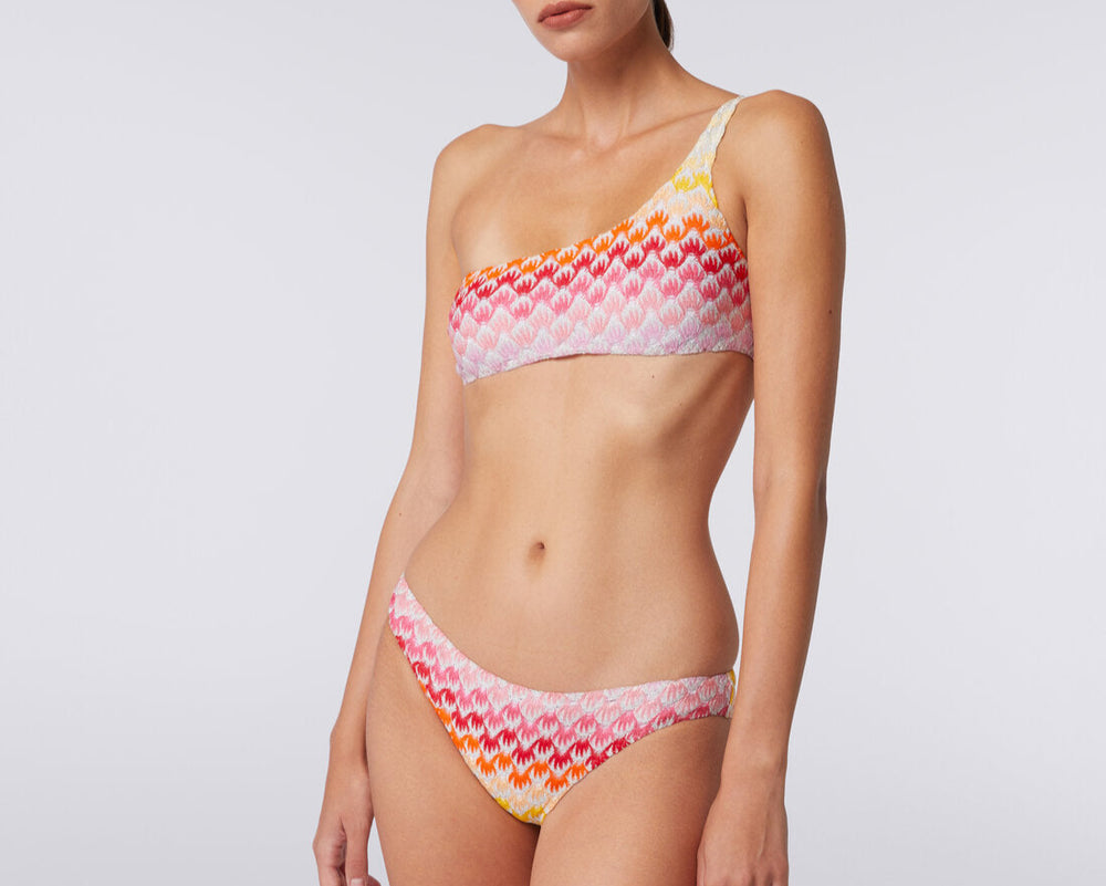 ワンピース水着 MISSONI Woman Swimsuit Red MC25SP00BR00ZZ S208H Missoni Chevron Halter One-Piece Swimsuit - Bergdorf Goodman