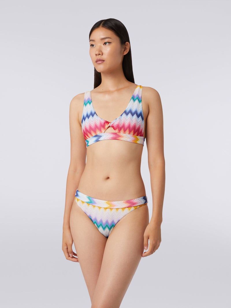 Missoni Bright Lurex Zigzag Bikini