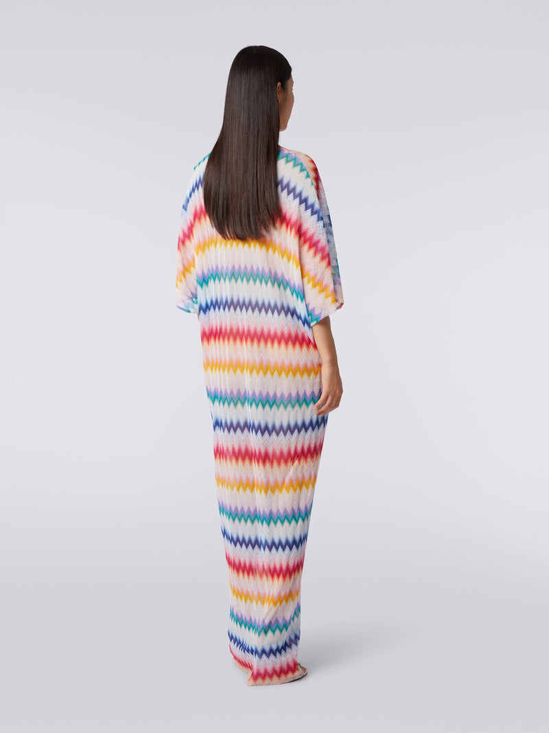 Missoni Bright Lurex Zigzag Long Kaftan