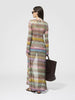 Missoni Open Maxi Coverup in LAMÉ VISCOSE WITH MACRO ZIGZAG PATTERN