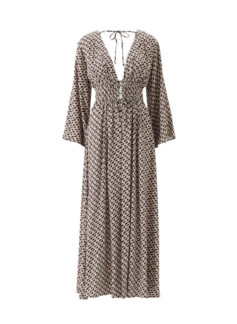 Melissa Odabash Maja Open Maxi in Chain