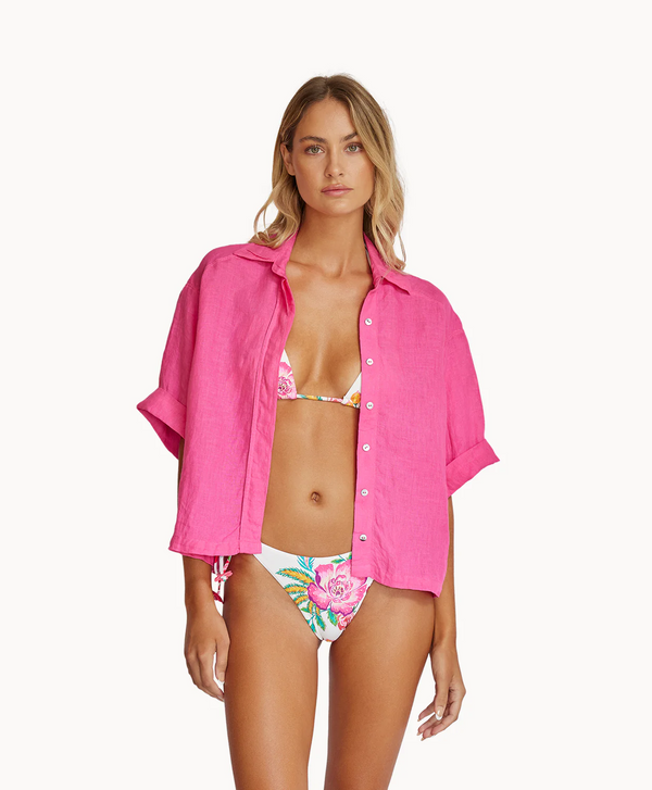 PQ Swim Passion Linen Top and Shorts Set