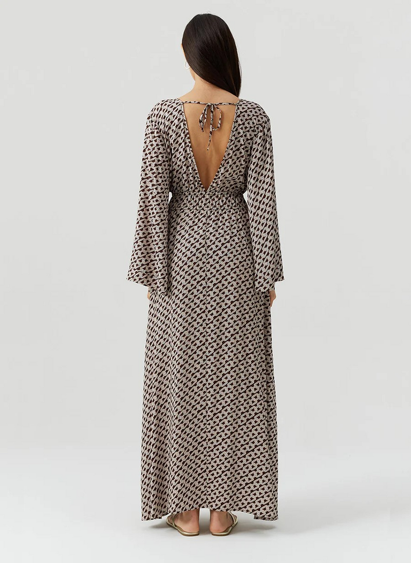 Melissa Odabash Maja Open Maxi in Chain
