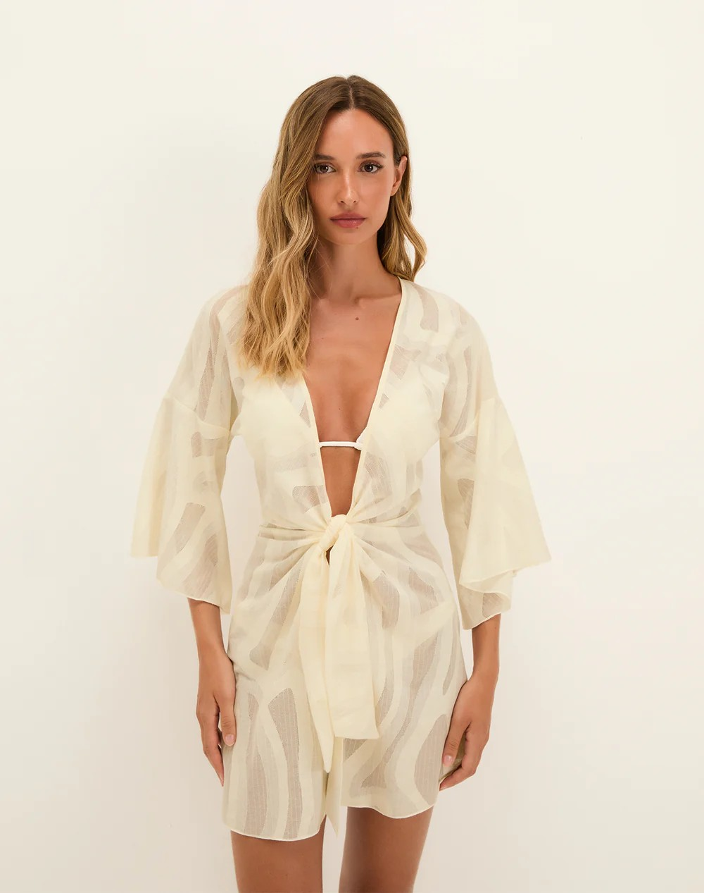 Vix Perola Knot Cover Up in Glitz